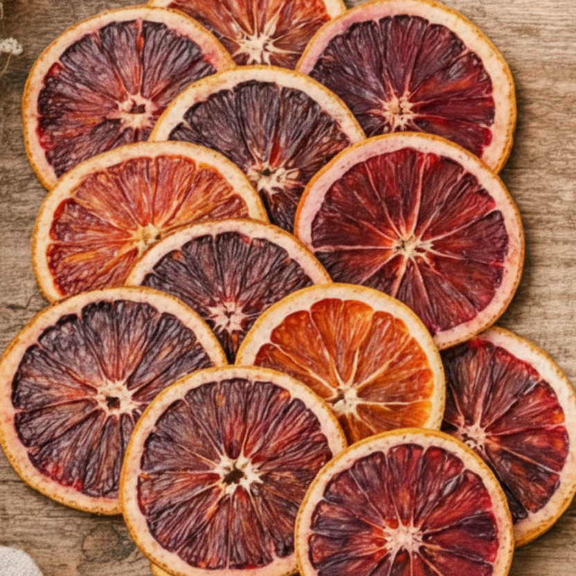 Dehydrated Blood Orange Slices