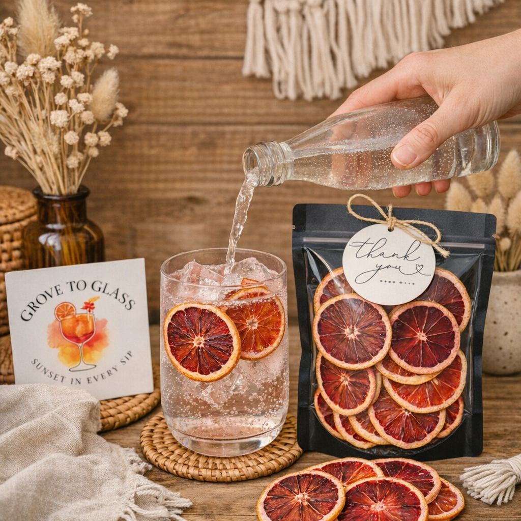 Dehydrated Blood Orange Slices