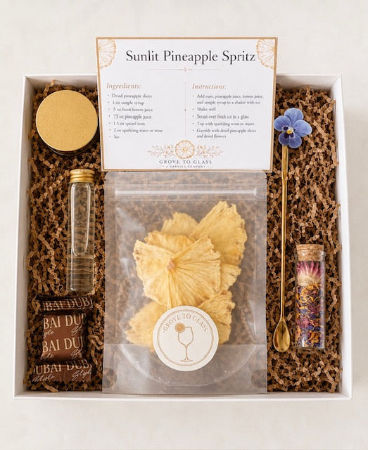 Sunlit Pineapple Box
